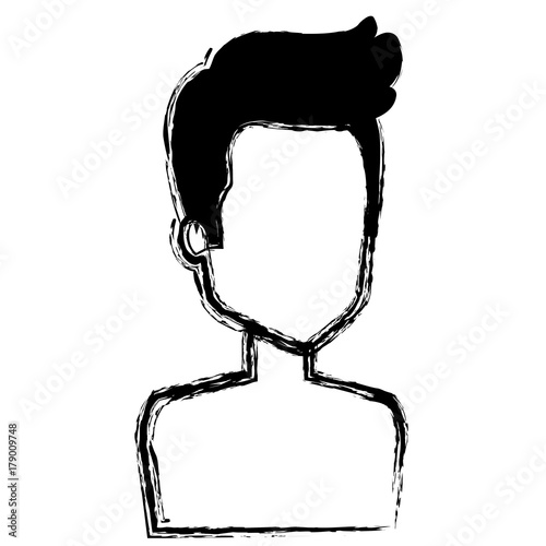 young man shirtless avatar character