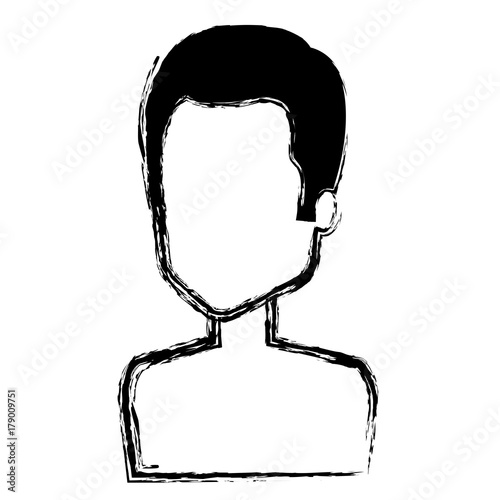 young man shirtless avatar character