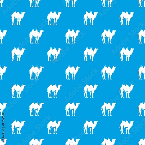 Camel pattern seamless blue