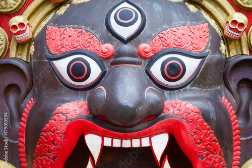 Bhairab Mask from Nepal photo