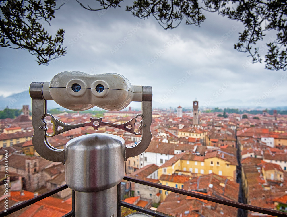 View on Lucca, Italy