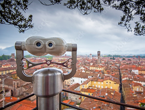 View on Lucca, Italy