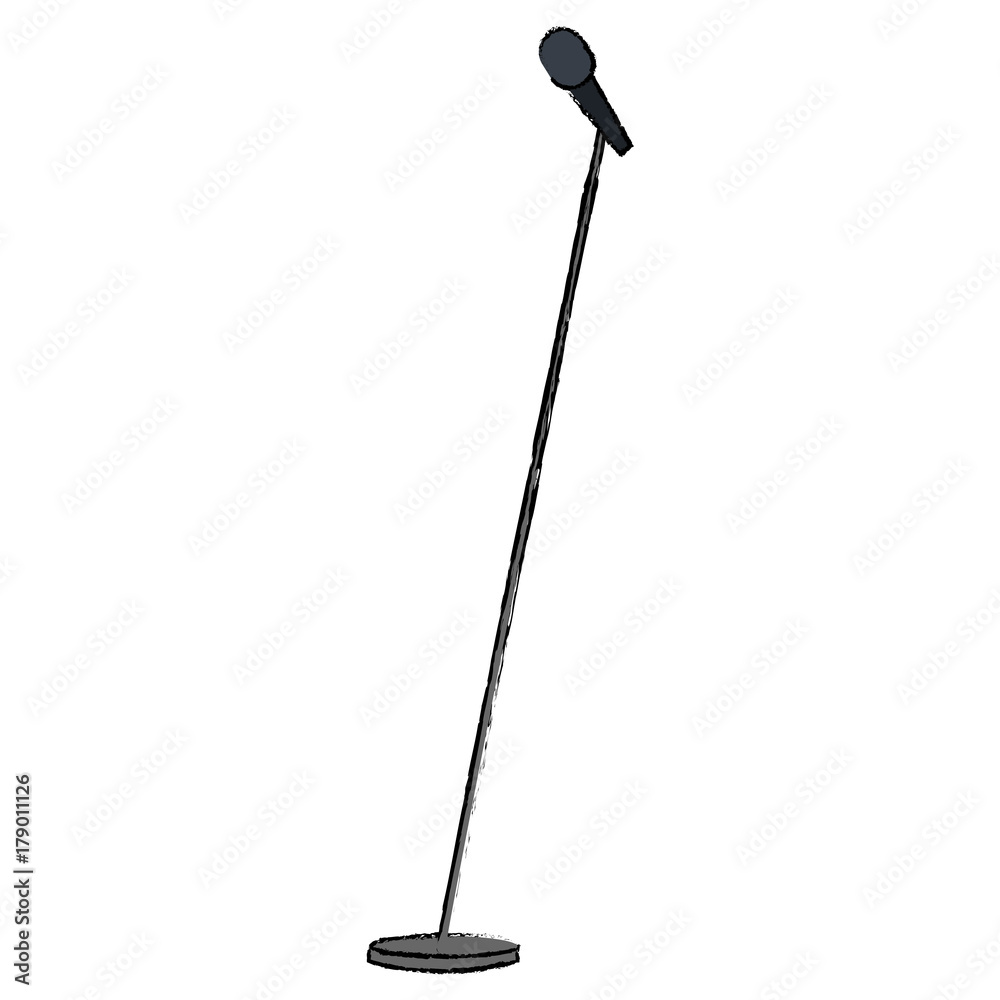 microphone music isolated icon microphone music isolated icon