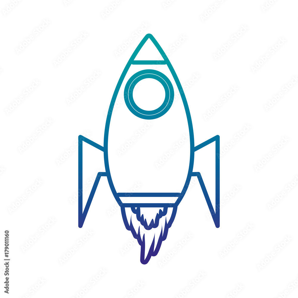 space rocket icon over white background vector illustration space rocket icon over white background vector illustration