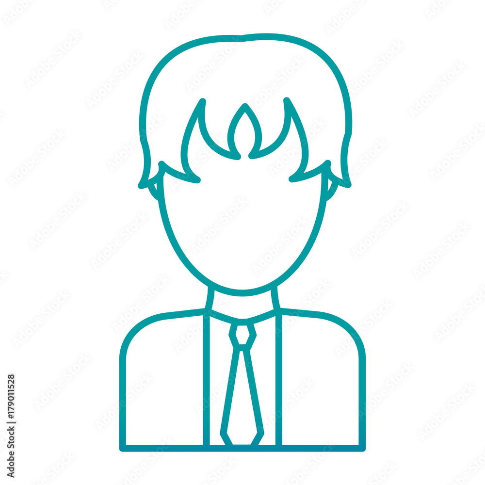 avatar man icon over white background vector illustration avatar man icon over white background vector illustration