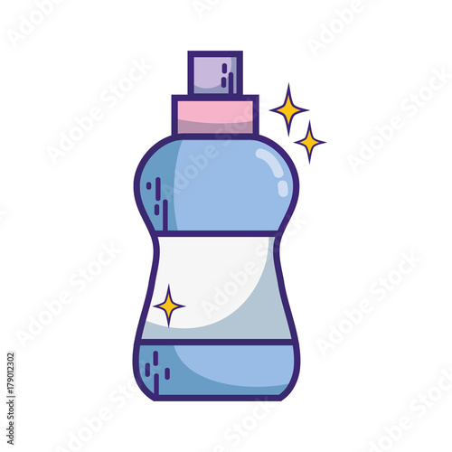 detergent liquid plastic bottle to clean house