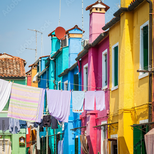 Colored houses in Venice - Italy © Paolo Gallo