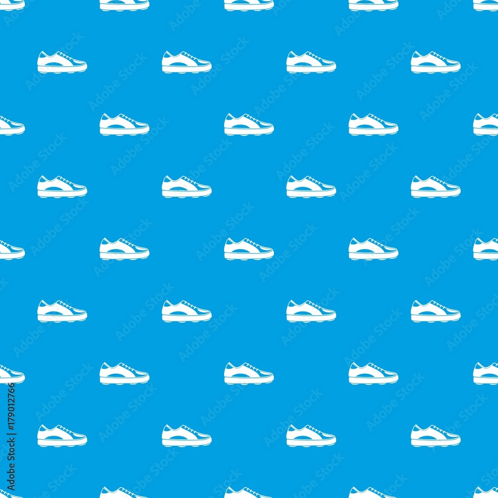 Golf shoe pattern seamless blue