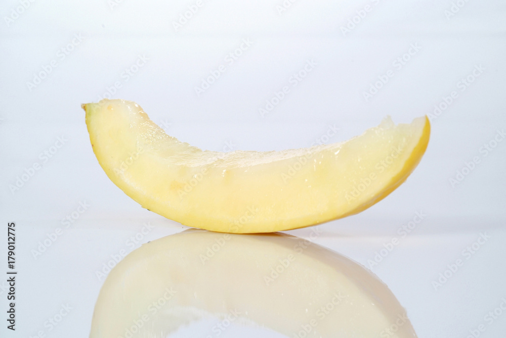 Honigmelone aufgeschnitten Honigmelone aufgeschnitten