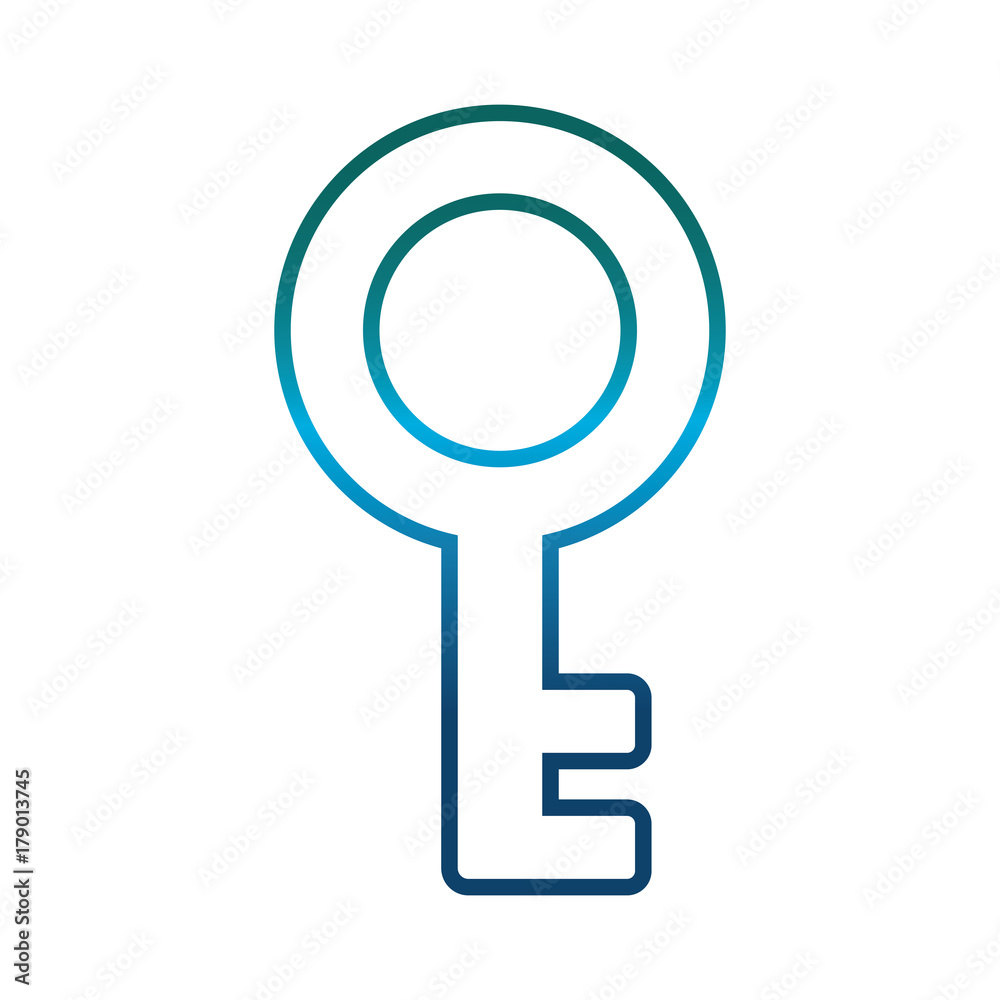 medieval key icon over white background vector illustration medieval key icon over white background vector illustration