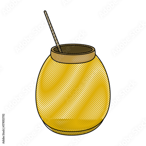 Delicious sweet honey icon vector illustration graphic design
