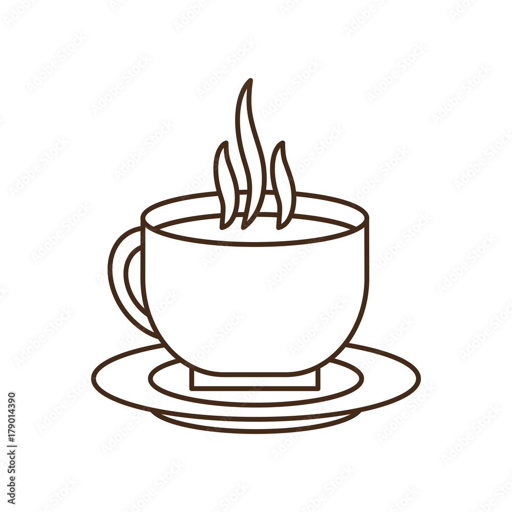 coffee mug icon over white background vector illustration coffee mug icon over white background vector illustration