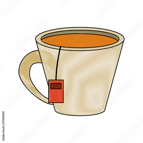 Tea cup isolated icon vector illustration graphic design