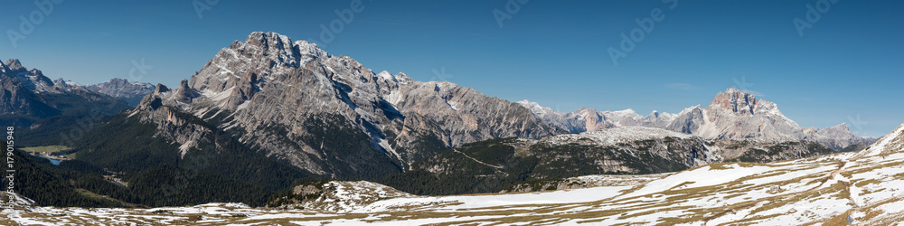 Panorama of Tre Cime di Lavaredo