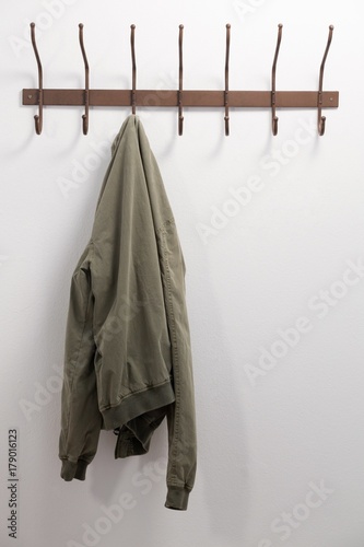 Photography Jacket hanging on hook