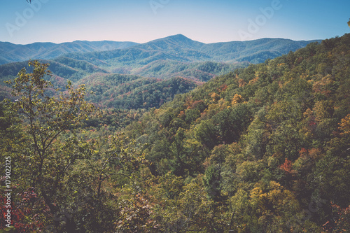 Scenic view of the side of the mountain in Smoky Mountains National Park © KatherineGregorio