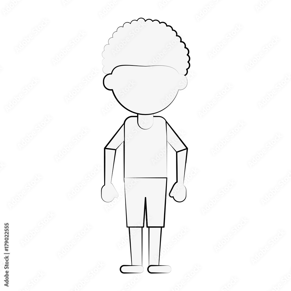 man avatar full body icon image vector illustration design black sketch line man avatar full body icon image vector illustration design black sketch line