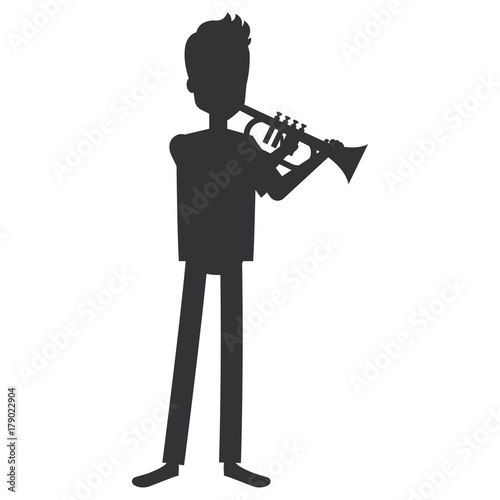 man playing trump character