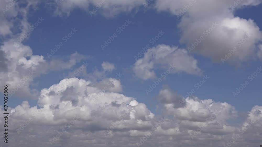 Time Lapse blue sky with white clouds Time Lapse blue sky with white clouds