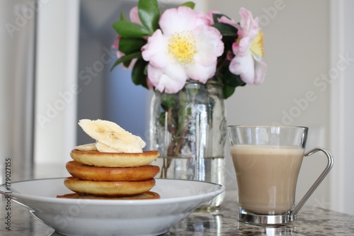 Pancakes with Latte