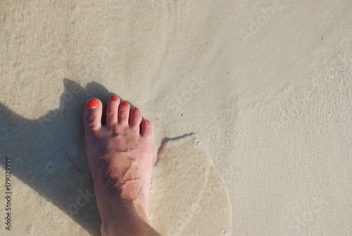 Marcher dans le sable