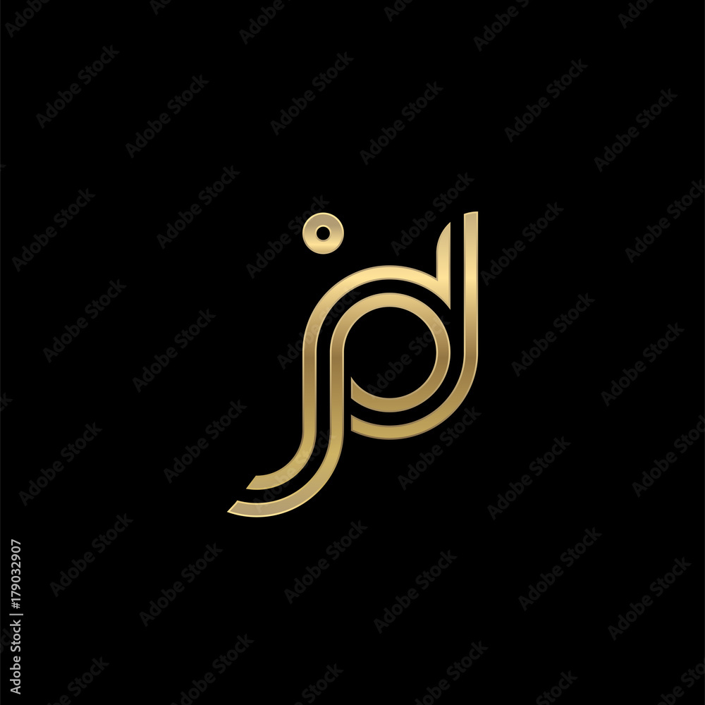 Initial letter MM elegant gold reflected lowercase logo template in black  background Stock Vector by ©reziart 156701850