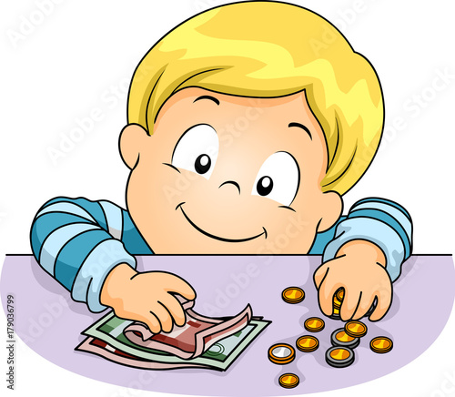Illustration of a Cute Litt...