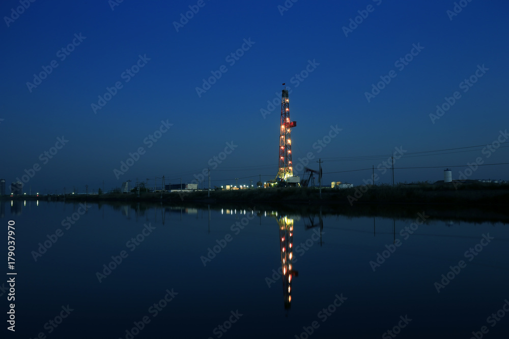 The oil rig