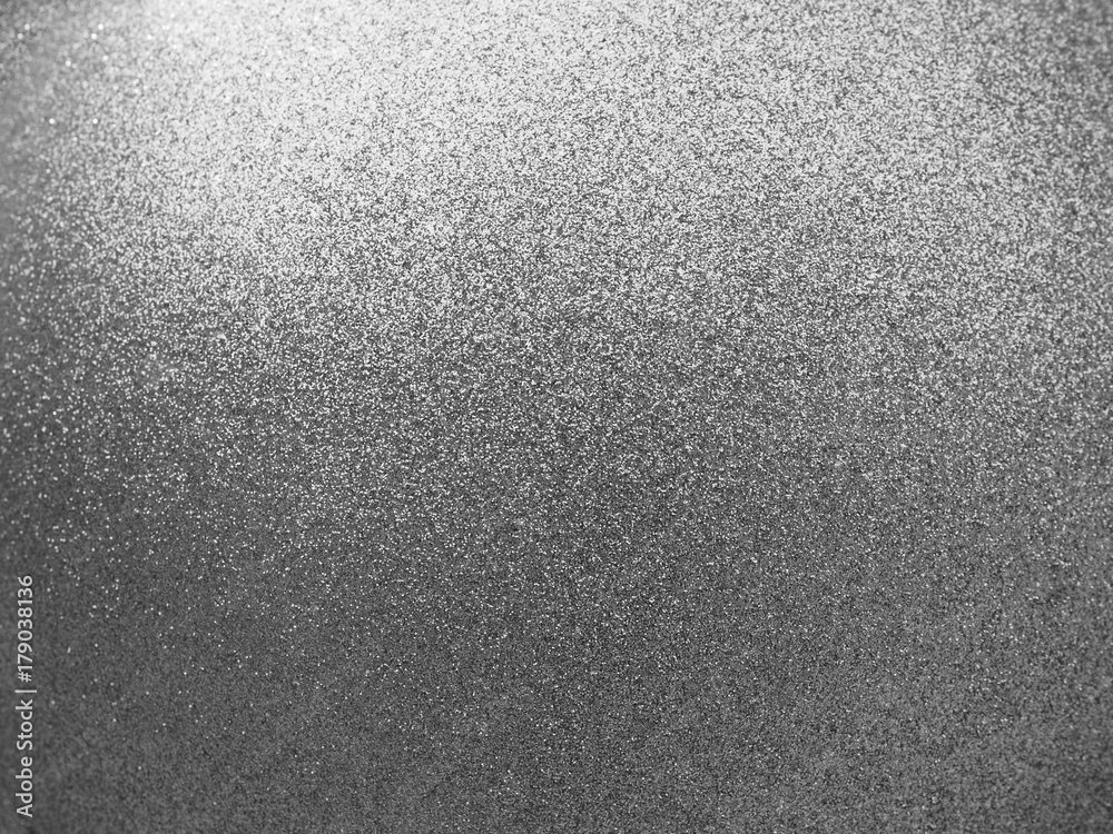 textured of silver round ball with glitter. textured of silver round ball with glitter.