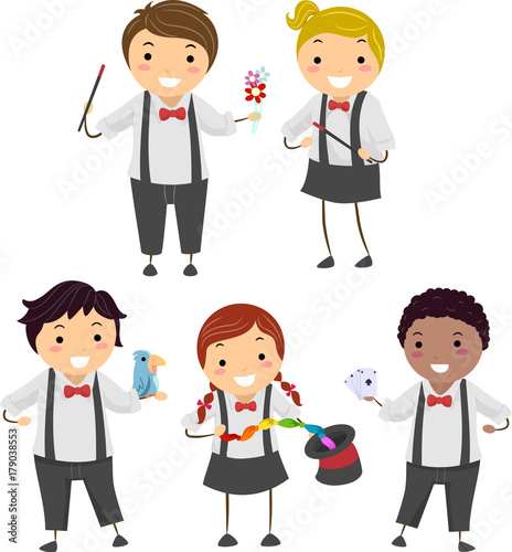 Stickman Kids Magician Tool...