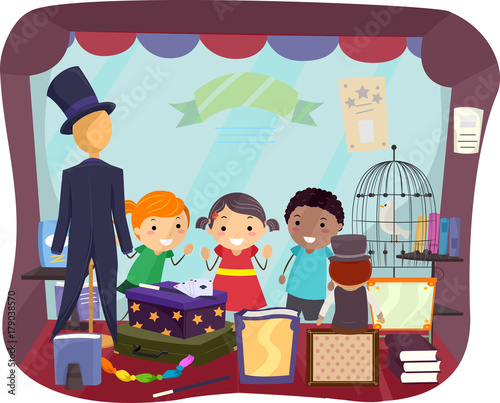 Stickman Kids Magic Window ...