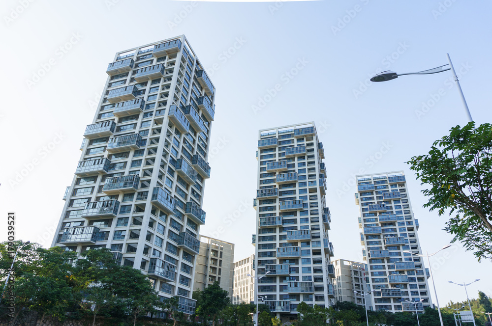 Fototapeta premium Common Modern Building, Xiamen, China