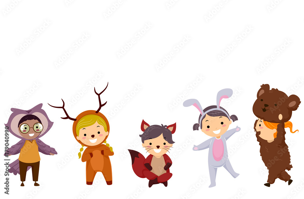 Stickman Kids Woodland Animals Costumes Stickman Kids Woodland Animals Costumes