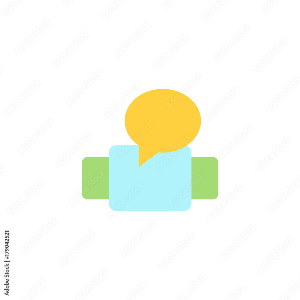 Bubble icon vector design illustration Bubble icon vector design illustration