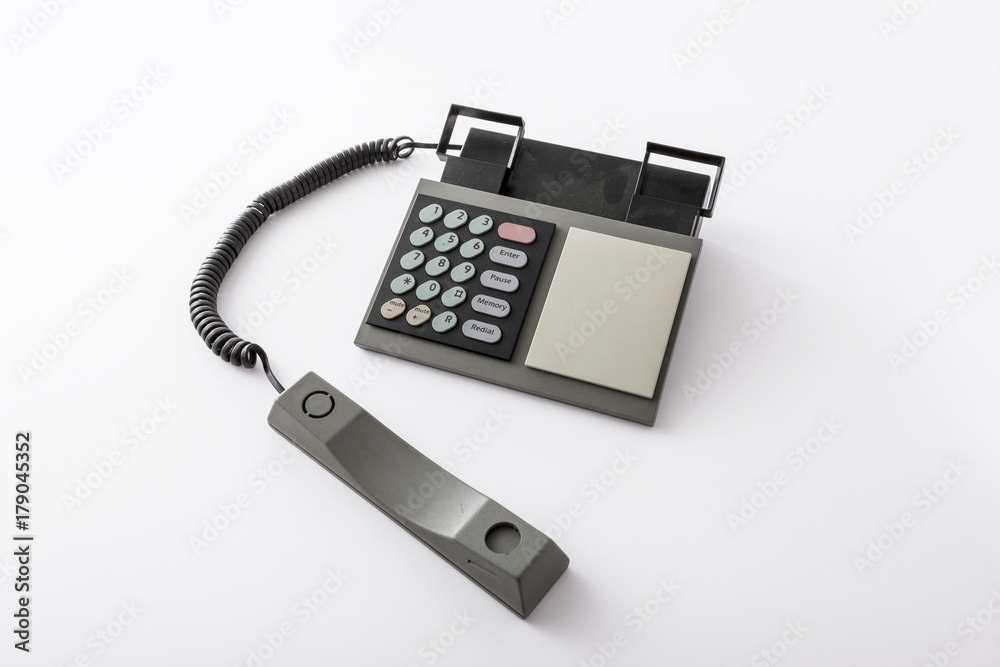 telephone on the white background. telephone on the white background.