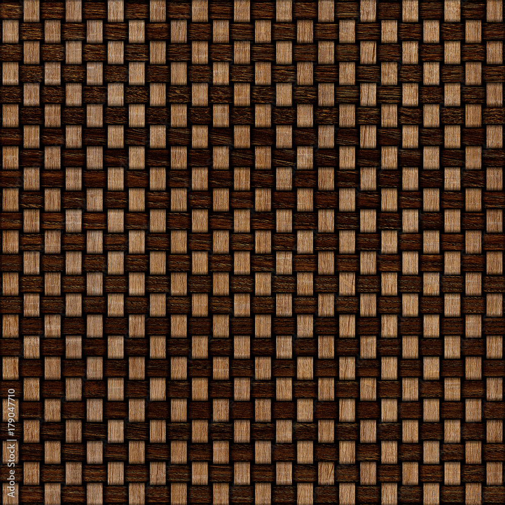 Wooden weave texture background. Abstract decorative wooden textured
