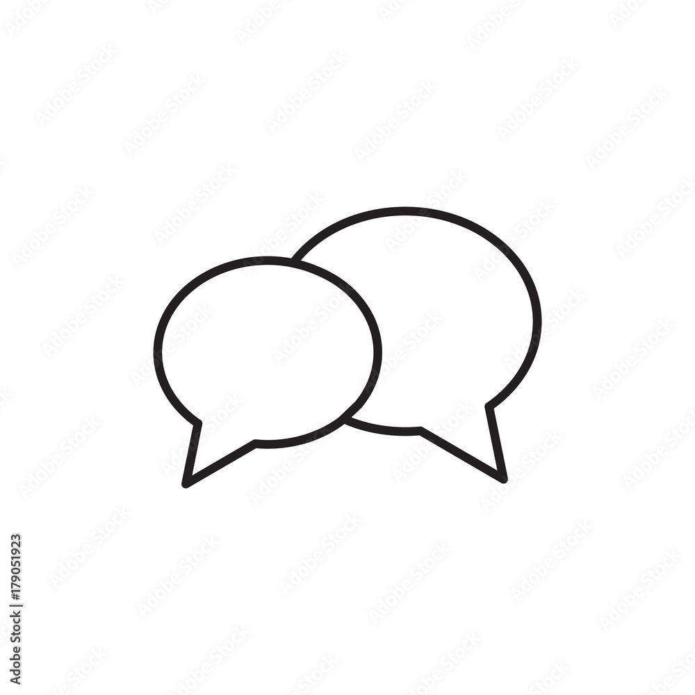 Bubble icon vector design illustration Bubble icon vector design illustration