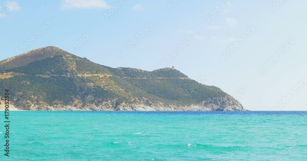 Panoramic sea view at summer sunny day. Sea landscape. Panoramic sea view at summer sunny day. Sea landscape.