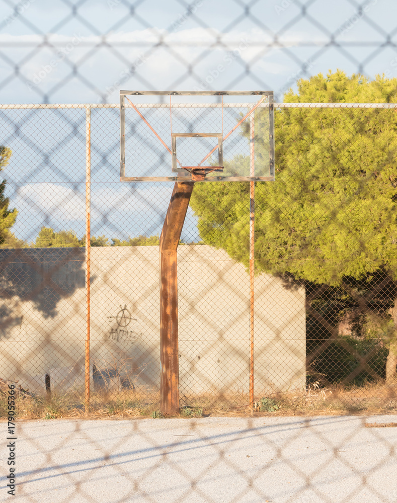 Basketball court Greece Basketball court Greece