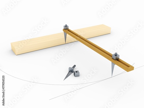 Trammel, Leonardo da vinci, Codex Atlanticus 0895r.