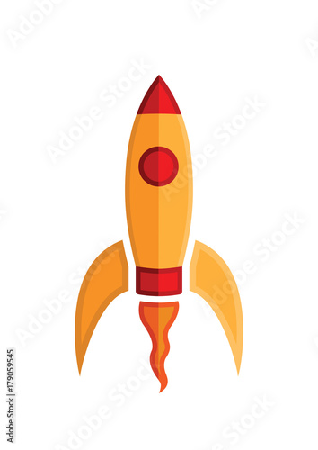 an_orange_rocket