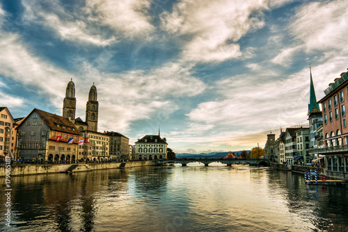 River Limmat, Zurich, Switzerland