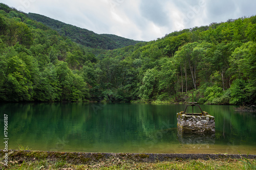 Lake in Szalajka Valley, Hungary photo