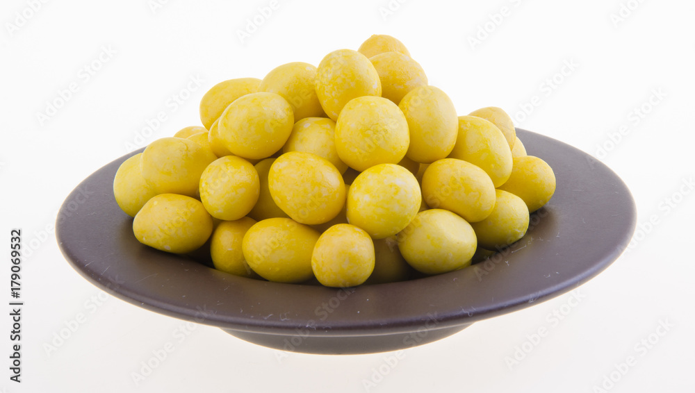Peanutes or Crispy Coated Peanuts on background. Peanutes or Crispy Coated Peanuts on background.