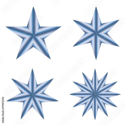 stars on white background vector eps 10