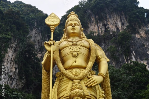 Lord Murugan Statue in Batu Caves Malaysia