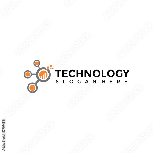 Technology Technology Logo Template. Vector Illustrator EPS. 10