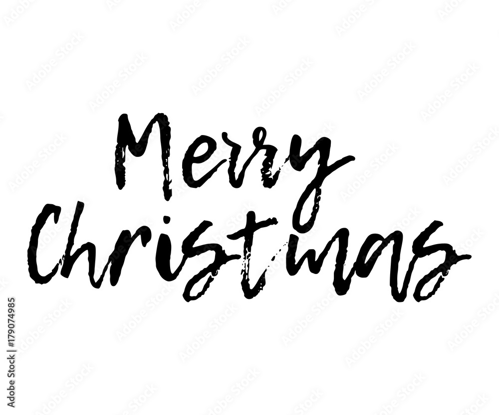 Merry Christmas Card With Calligraphy Merry Christmas Template For merry-christmas-template-corporate-holiday-cards-and-invitations