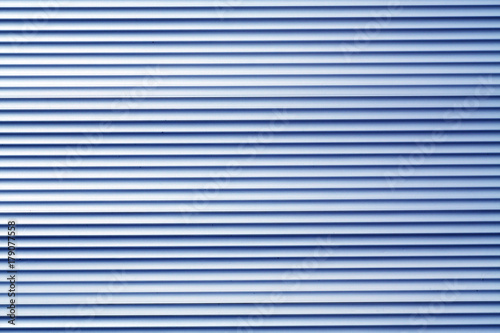 Blue color metal warehouse wall pattern.