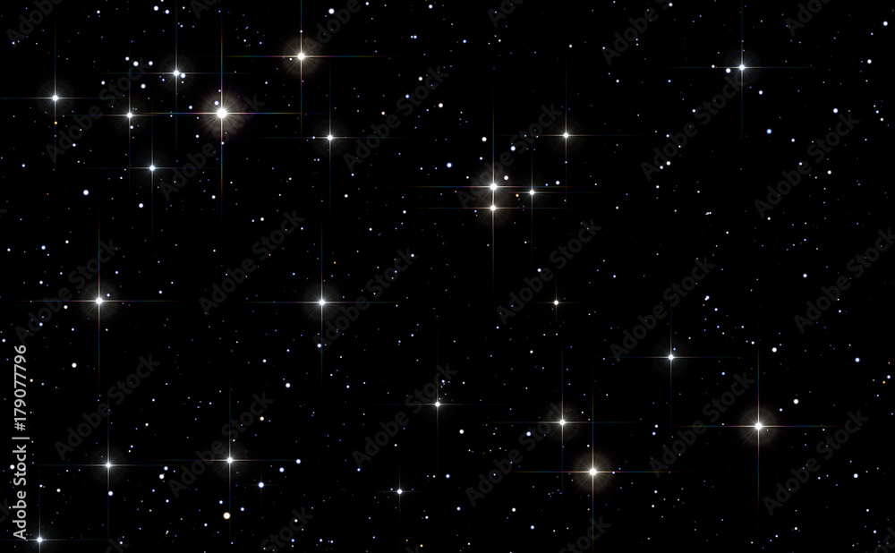 Naklejka premium Space background with stars. Space stars background. Space texture with many stars for different projects